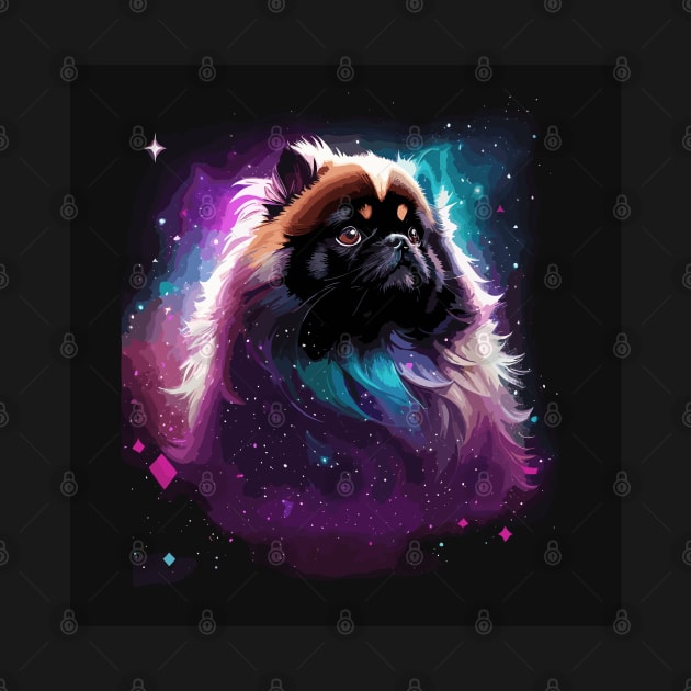 Pekingese in Galaxy by allaboutfur