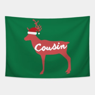 Cousin Reindeer Family Group Christmas Eve Matching Tapestry