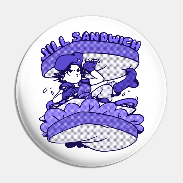 Jill Sandwich Pin by fitasartwork