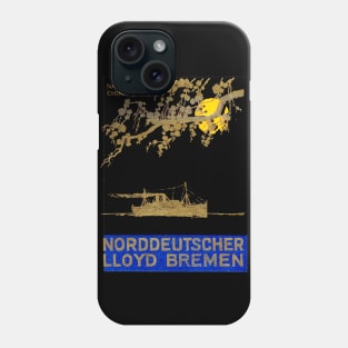 1920 North German Lloyd Ocean Liner Phone Case