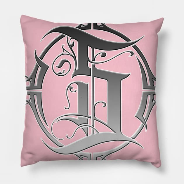 Font design Pillow by HornArt