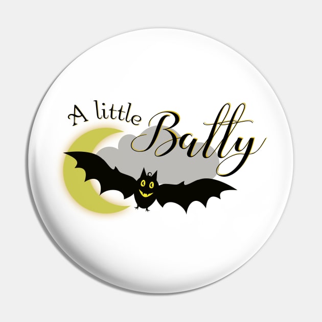A Little Batty Pin by Holisticfox