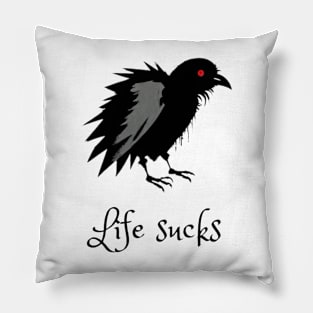 sad pigeon Pillow