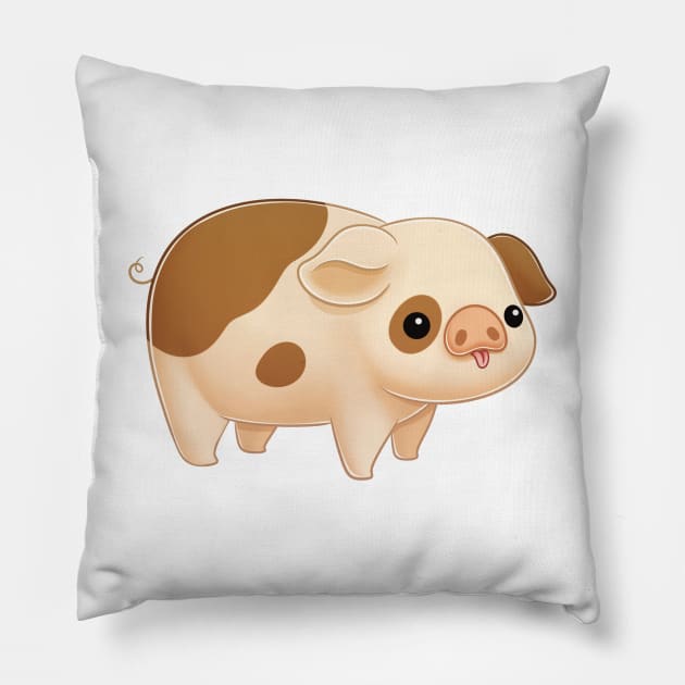 Cute Pig Pillow by TimeSkiff