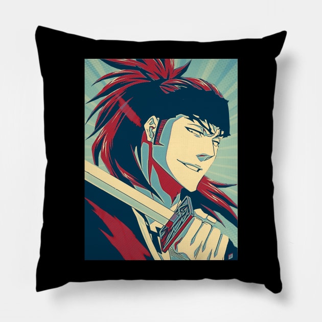 renji abarai Pillow by DinoZard