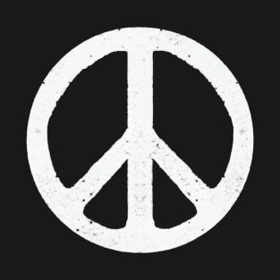 Classic Retro 80's Peace Symbol T-Shirt