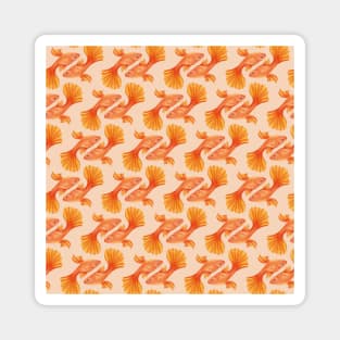 Golden Fish Pattern Magnet