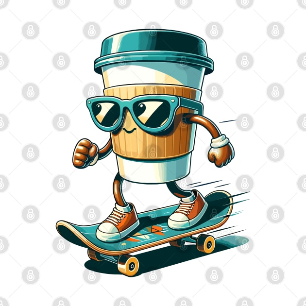 Coffee Lovers | Skater Life by JT Digital