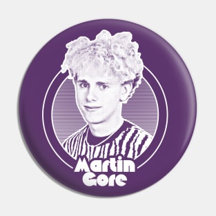 Martin L Gore // 80s Retro Fan Design Pin