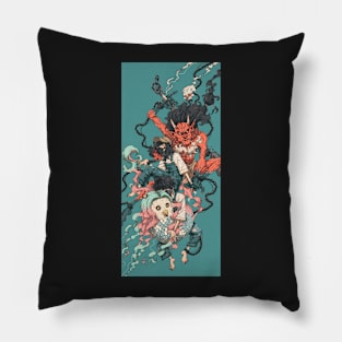 Japanese portrait Pillow