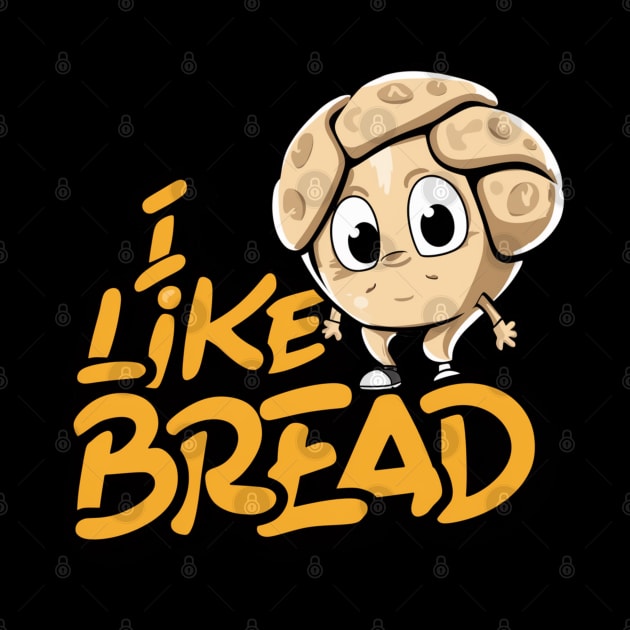 Funny Sourdough Bread Baking Minimalist Bakery by woormle