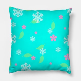 Blue patterns Pillow