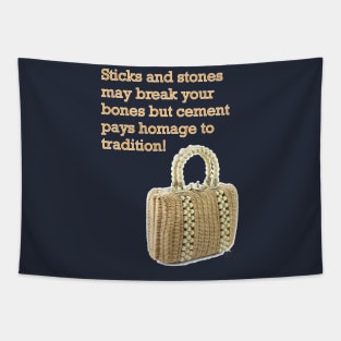 Golden Gals quotes "Tradition" Tapestry