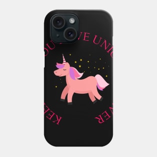 Keep calm you unicorn power Phone Case