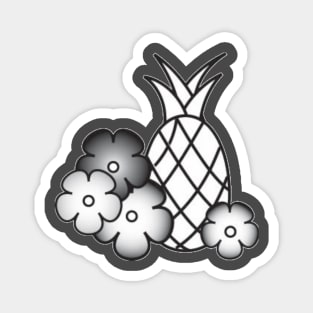 Lispe Luau Pineapple Magnet