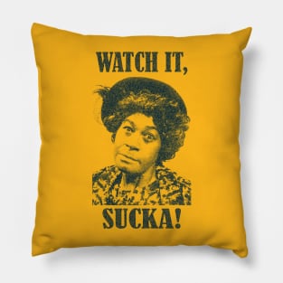 Vintage Wah'chit Sucka! - Aunt Esther - Sanford & Son Pillow