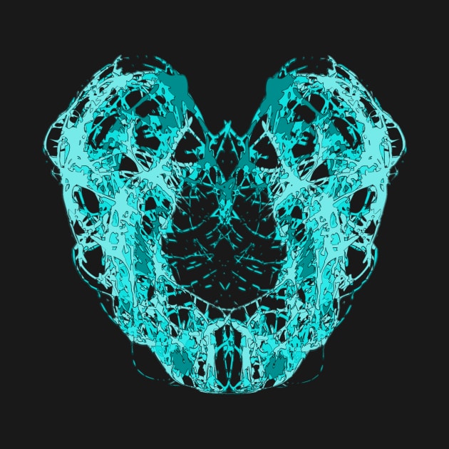 Abstract Blue Heart by benhonda2