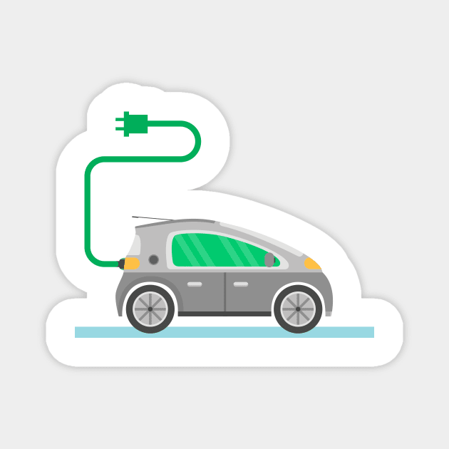 electric vehicle Magnet by 101univer.s