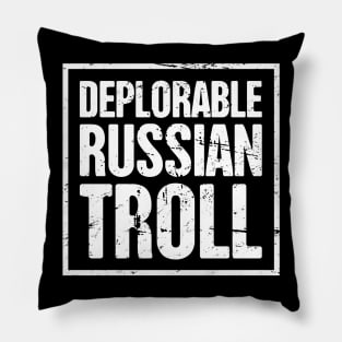 Funny Russian Troll / Internet Bot Pillow