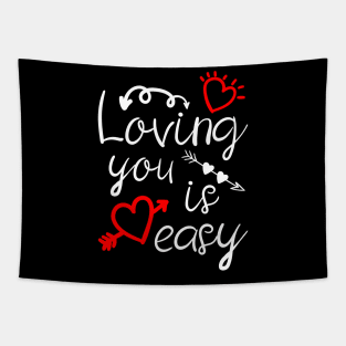 Love you Valentine's day girlfriend, wife gift idea Tapestry