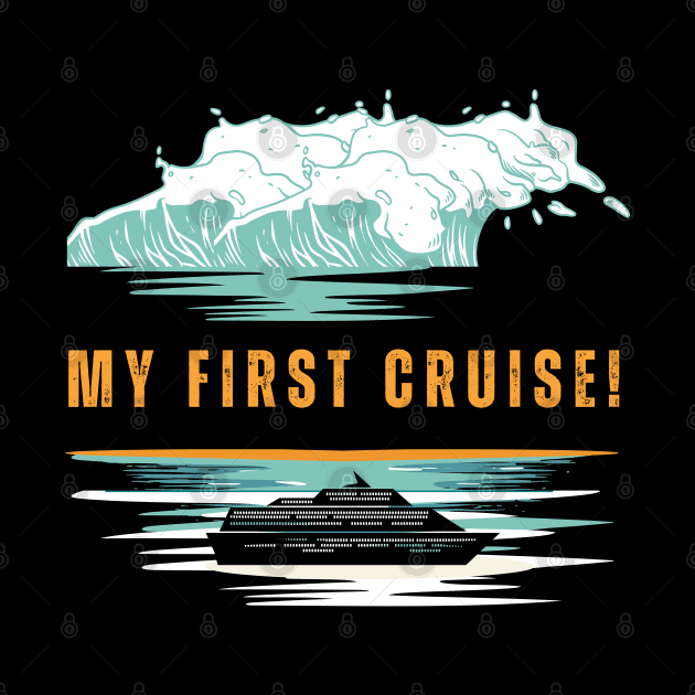 Ocean Waves My first cruise! by Cute Pets Graphically