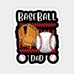 My Favorite Baseball Player Calls Me Dad Gift for Baseball Father daddy Magnet