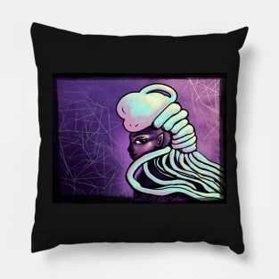 Vaporwave Black Elf Magic Pillow