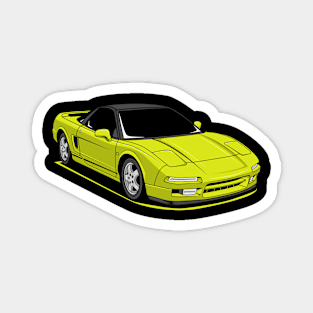 Legendary jdm yellow nsx Magnet