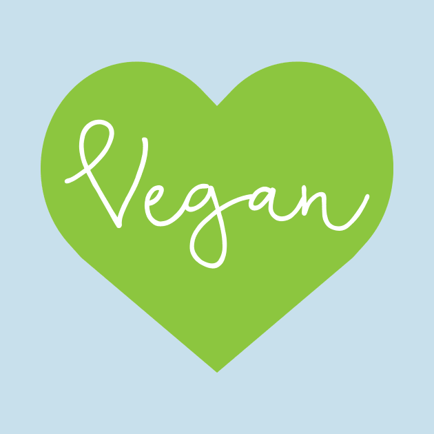 Green Vegan Heart by glutenfreegear