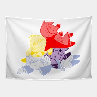 RWBY Chibi Dogpile Tapestry