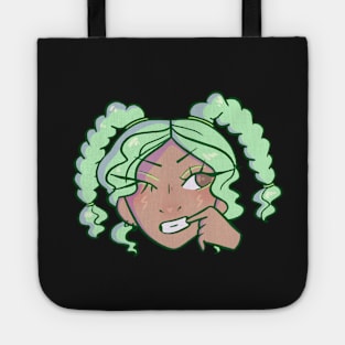 Green Haired Girl Tote