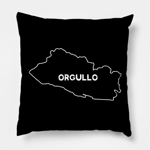 El Salvador Shirt | Pride Orgullo Gift Pillow by Gawkclothing