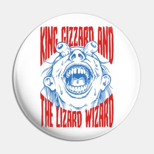 King Gizzard & Lizard Wizard - Graphic Fanmade Pin