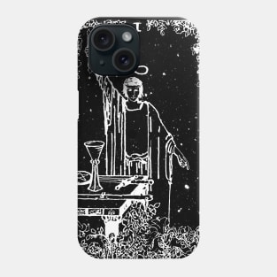 The Magician: Winter Nights - Snow Themed Tarot Card Phone Case