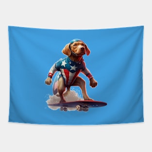 Superhero Dog Tapestry