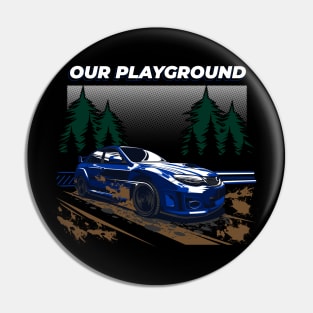 Subie Impreza Mud attack Pin