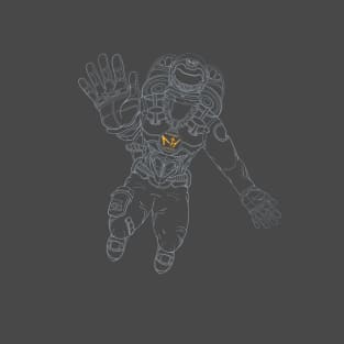 MHI Gray Outline Spaceman T-Shirt