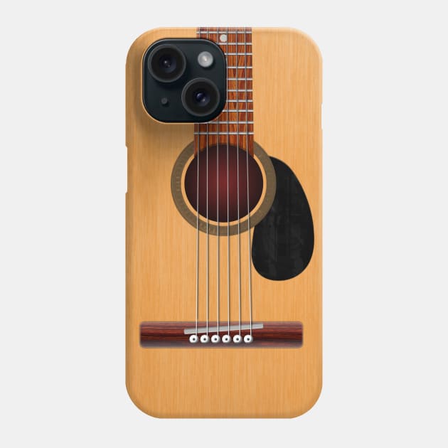 Acoustic Guitar Phone Case by Packrat