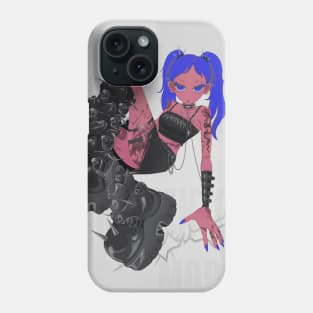 Goth girl Phone Case