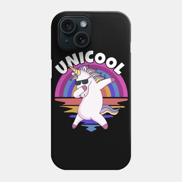 Unicool - Cool Unicorn Phone Case by RockReflections