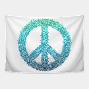 Peace and Flowers Tapestry