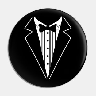 Fake Tuxedo Pin