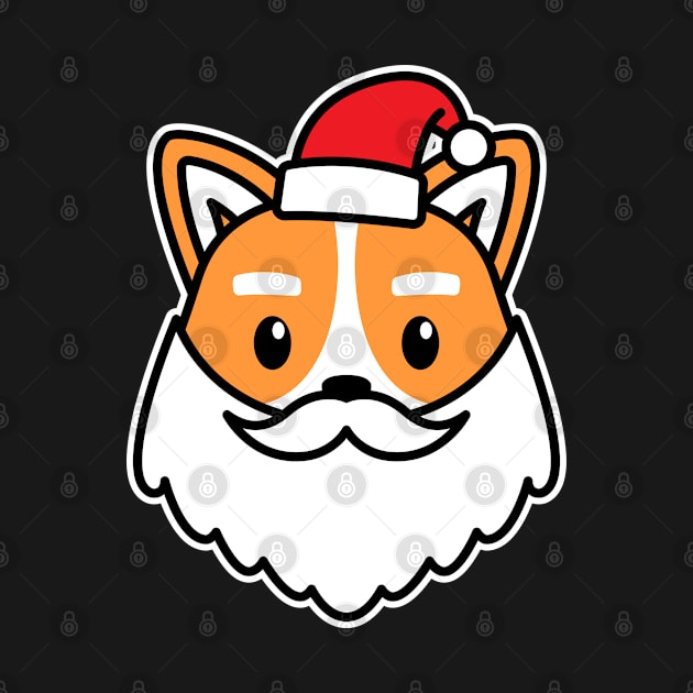 Santa Corgi by rudypagnel