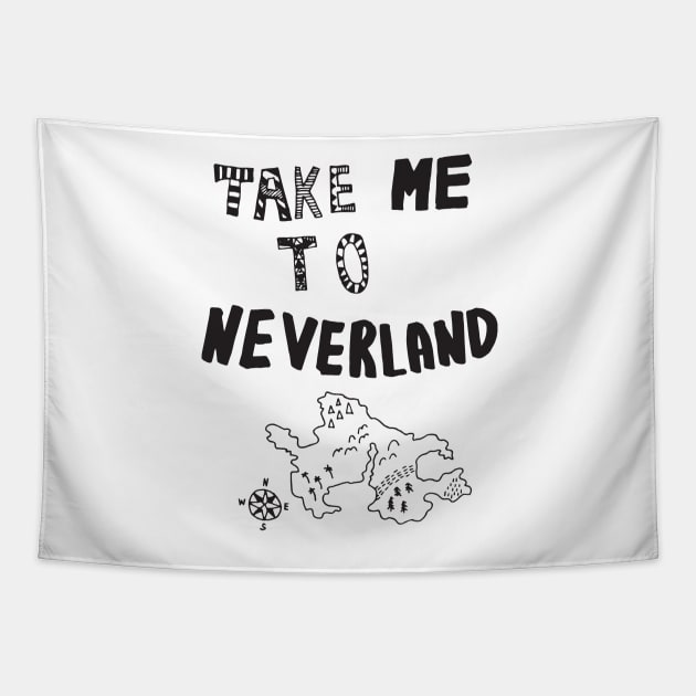 Take me to Neverland Tapestry by vasarenar