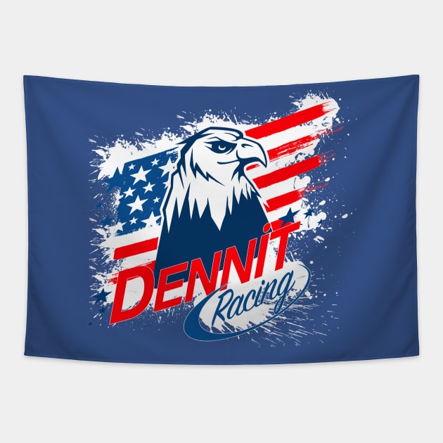 DENNIT RACING Tapestry by spicytees