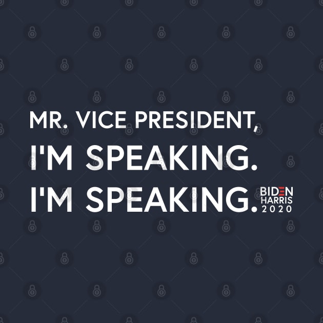 "Mr. Vice President, I'm Speaking. I'm Speaking." 2020 Vice Presidential Debate Joe Biden Kamala Harris by CH