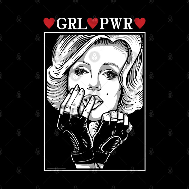 GIRL POWER Marilyn Monroe by Gym & Juice Designs