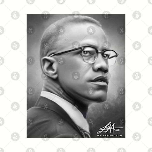 Digital Malcolm X by wayneflint