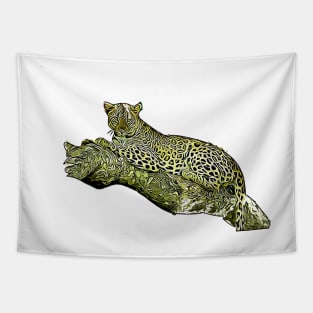 Leopard, gift idea, big cat, present Tapestry