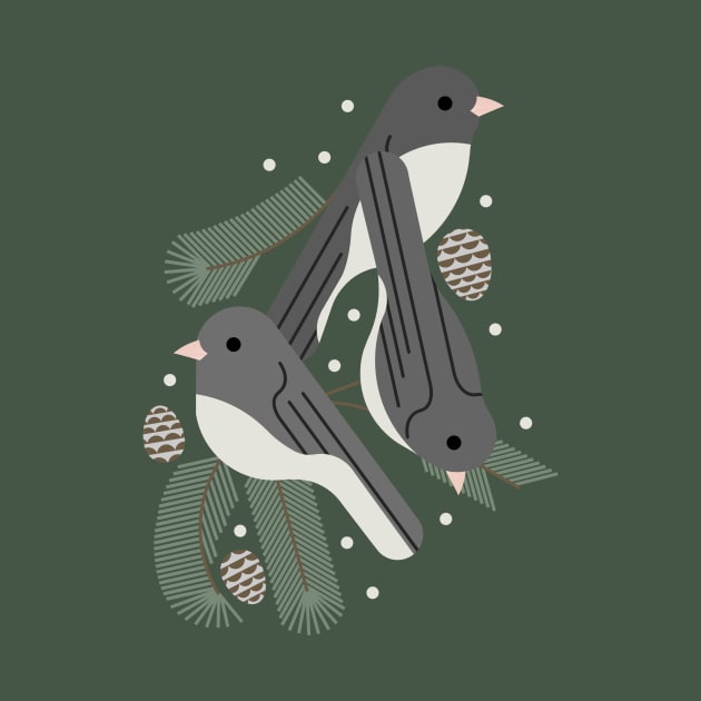 Winter Junco by Aline Eg